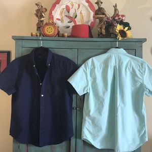 Men’s Dress Shirts Short Sleeve Oxfords.